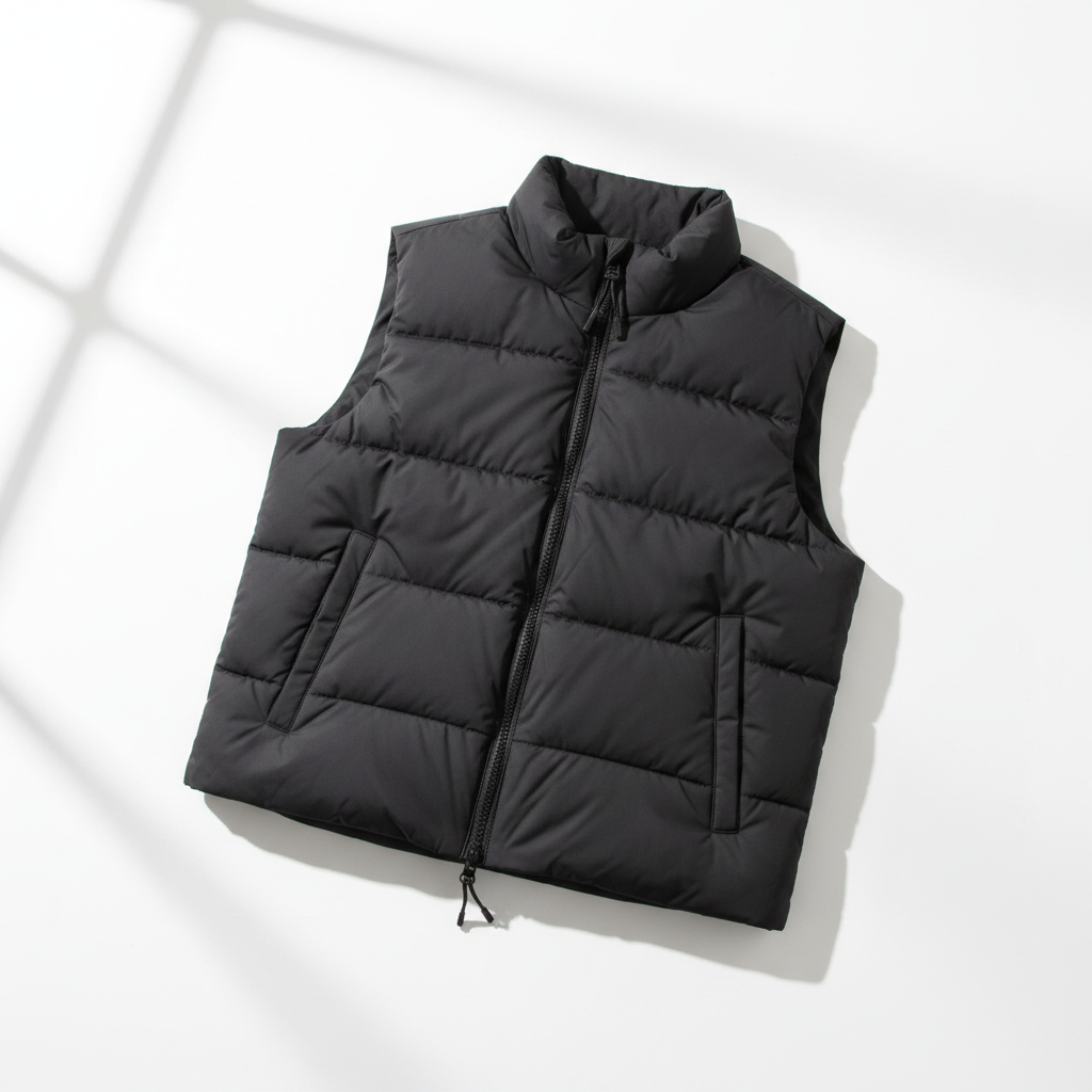 Black Puffer Vest