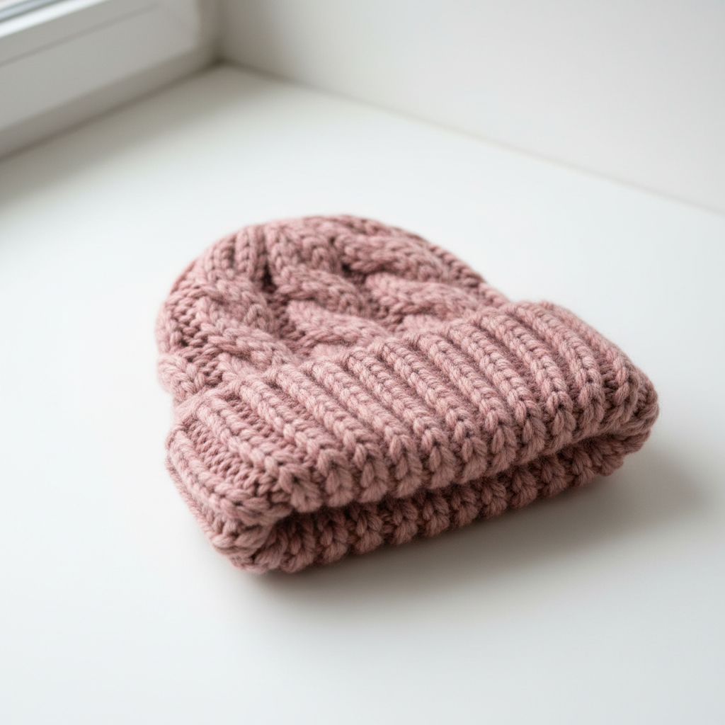 Dusty Rose Beanie