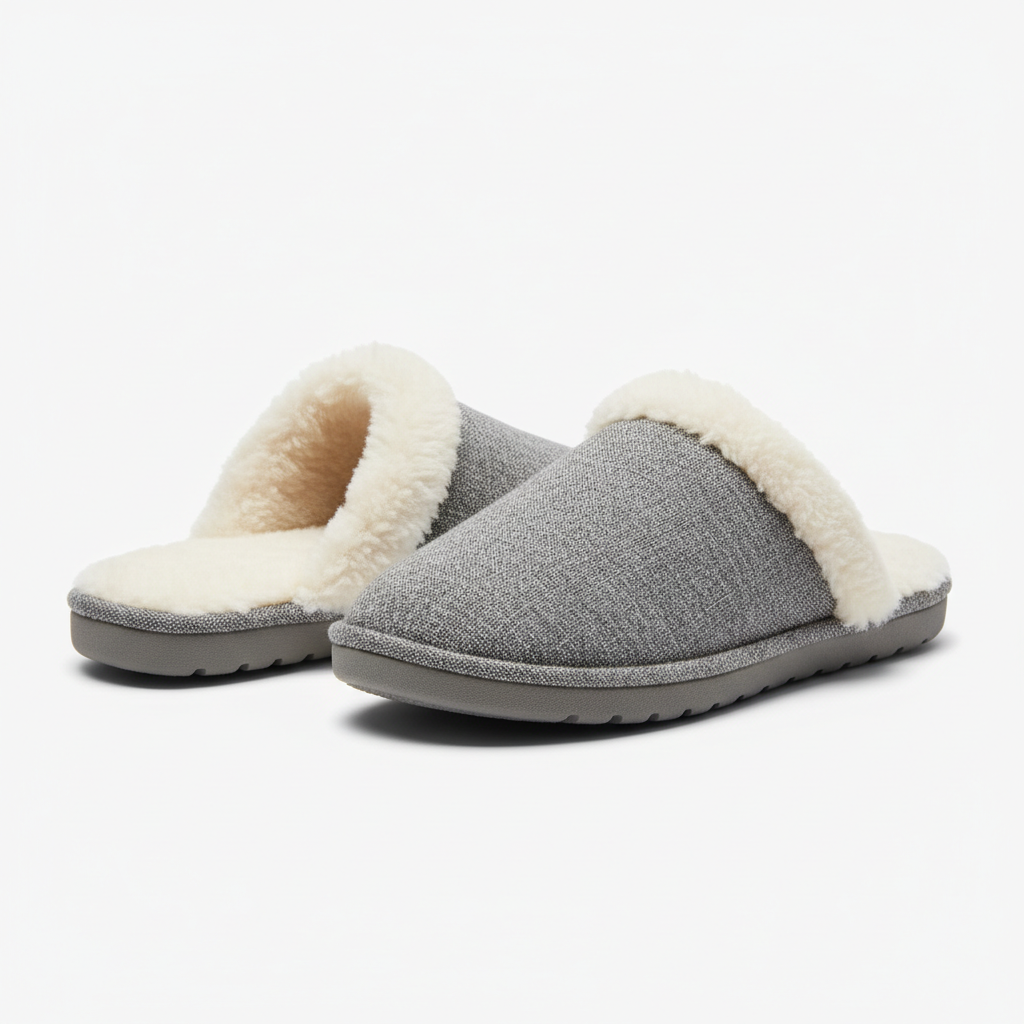 Gray Slippers