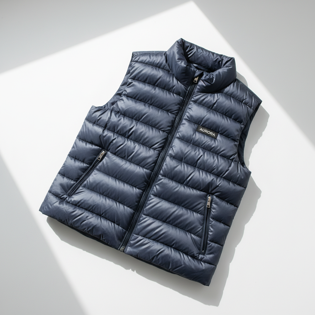 Navy Puffer Vest