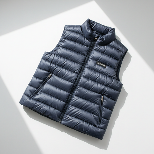Navy Puffer Vest