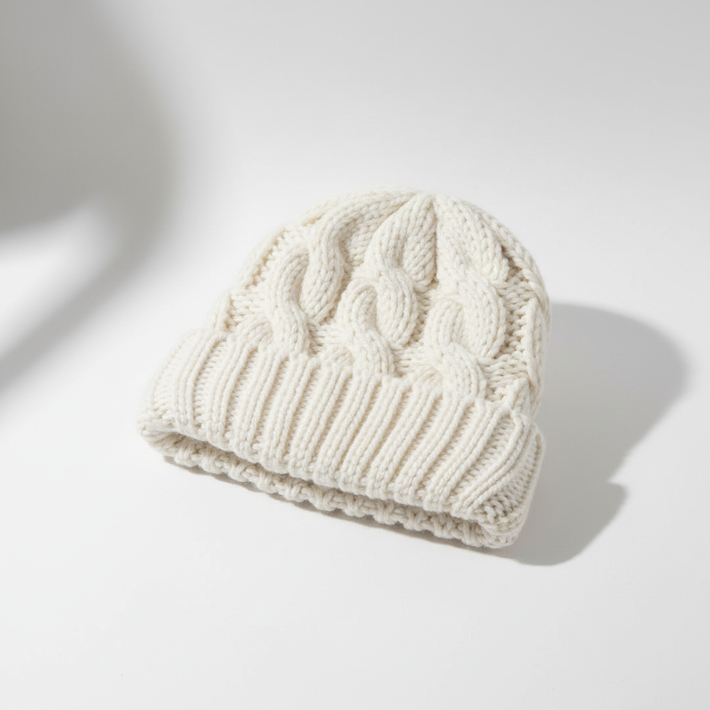 White Beanie